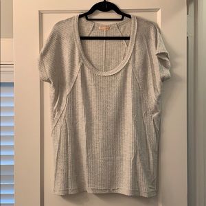 Sweet Romeo Gray Waffle Tee